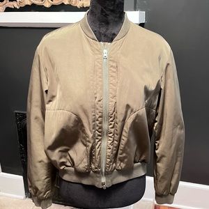 Jill Sander Navy green bomber jacket. Made in Italy!